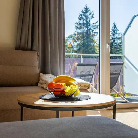 Appartement Mountain Spring- Premium 4-8 Os Z Jacuzzi, Sauna I Basenem W Cenie - Widok Na Gory