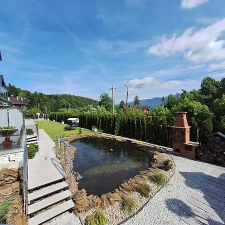Mountain Spring- Premium 4-8 Os Z Jacuzzi, Sauna I Basenem W Cenie - Widok Na Gory *